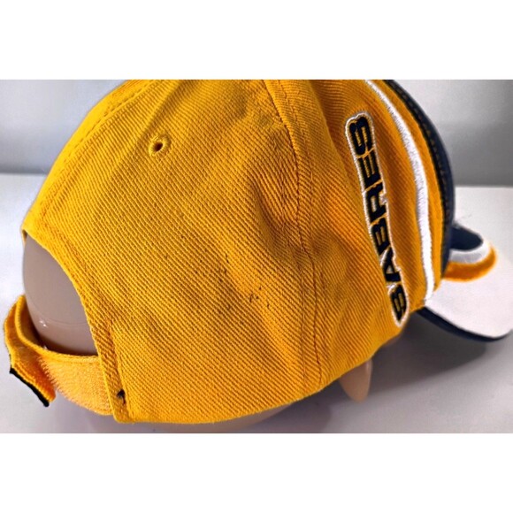 Buffalo Sabres Hat Cap Strap Back Blue Yellow Twill Dad NHL Licensed Hockey - Picture 5 of 10